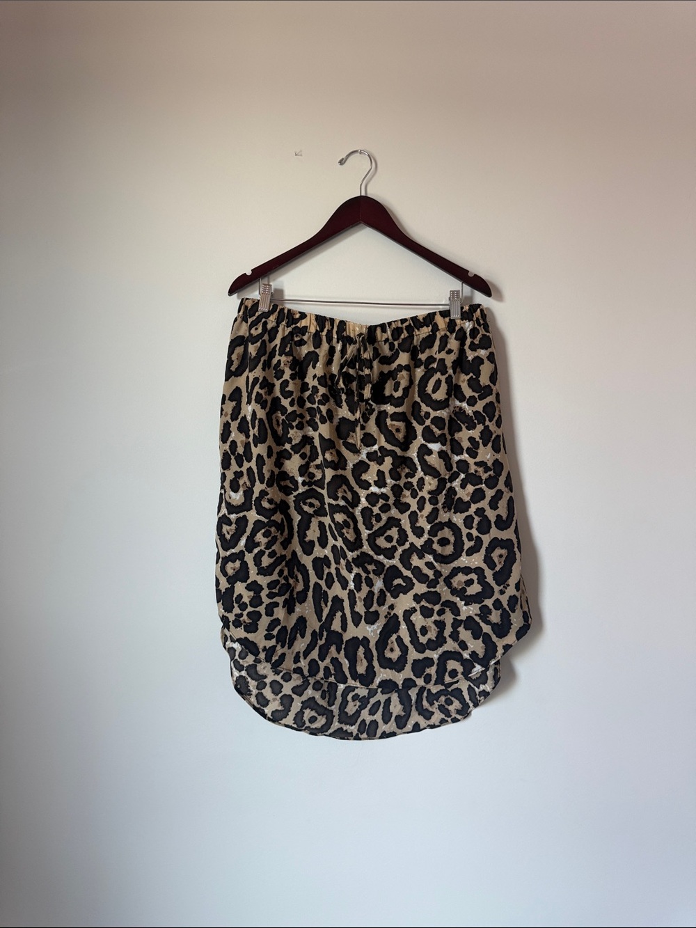Shein Curve Leopard Print Women's Skirt